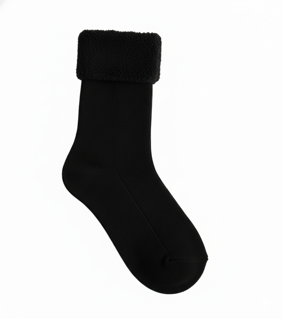 Fleece-Lined Winter Socks