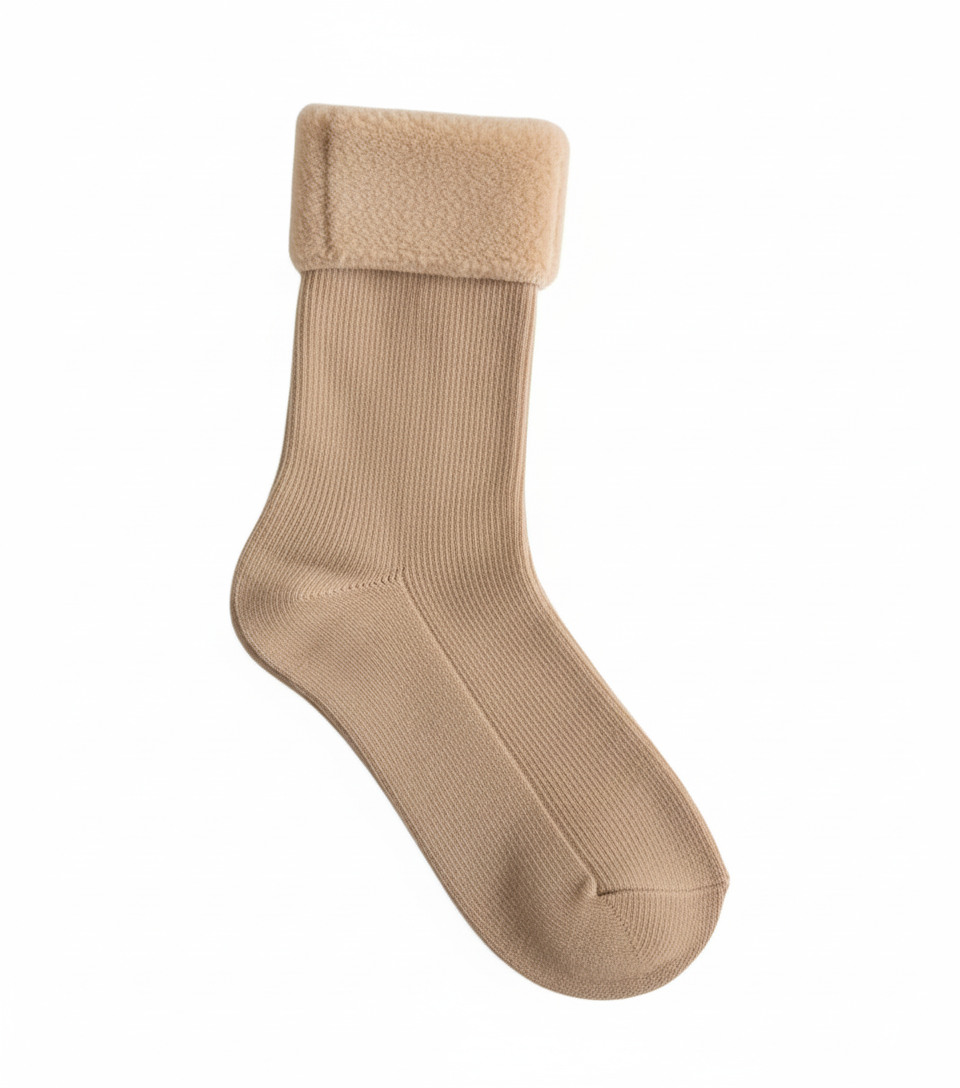 Fleece-Lined Winter Socks