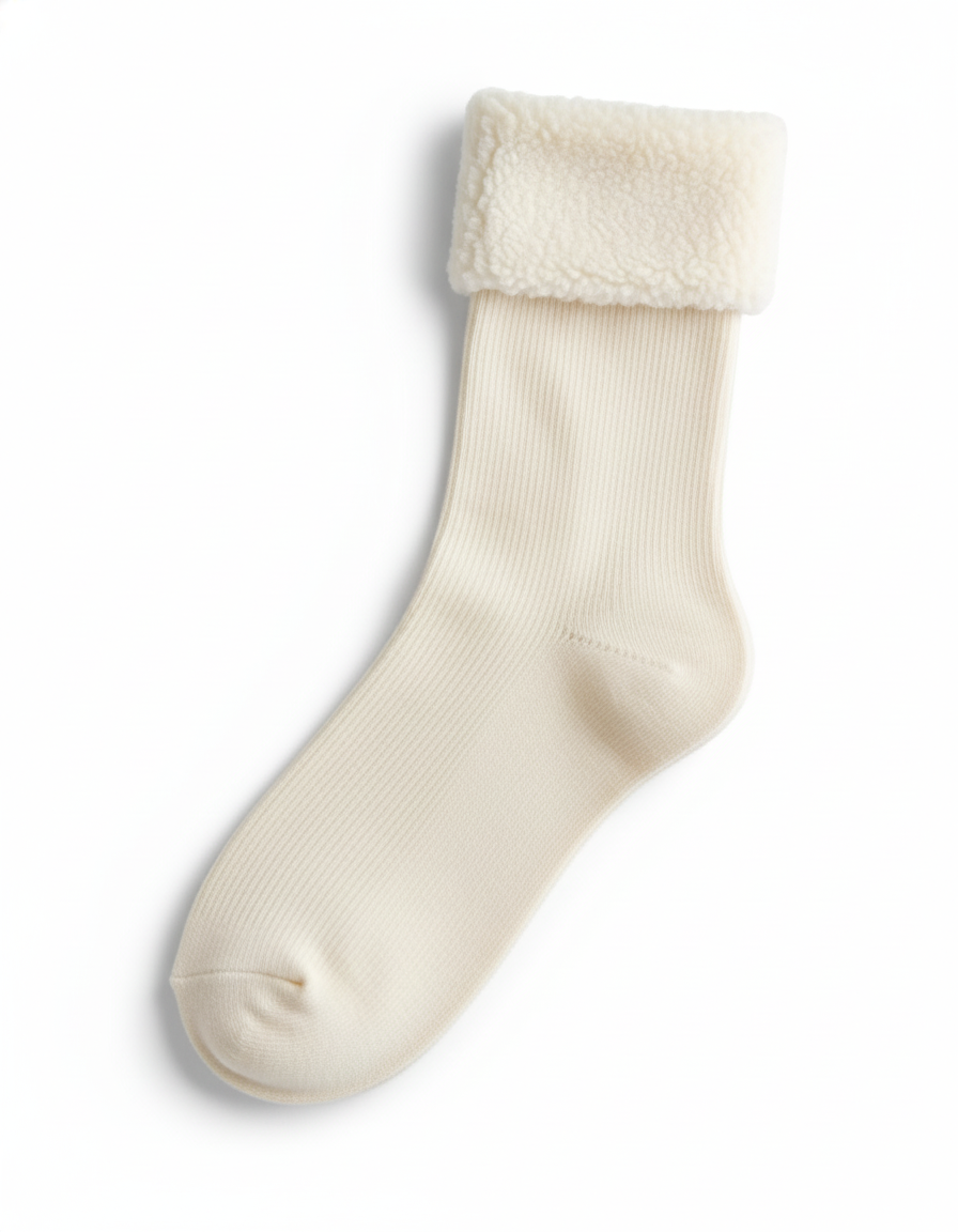 Fleece-Lined Winter Socks